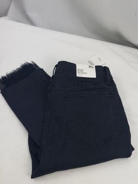 Forever 21 High Rise Black Skinny Jeans Size XL NWT